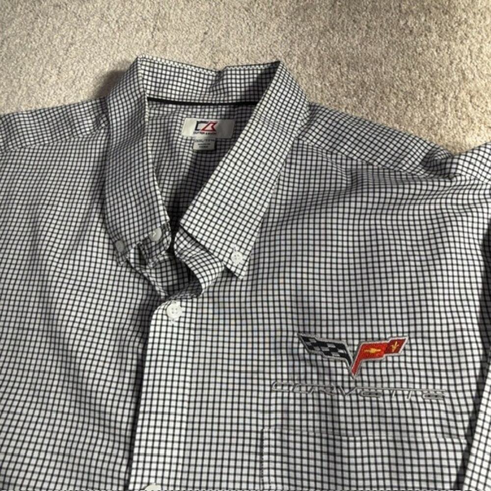 Cutter & Buck Corvette Dress Shirt Men's 3XL - Corvette National Museum Of KY